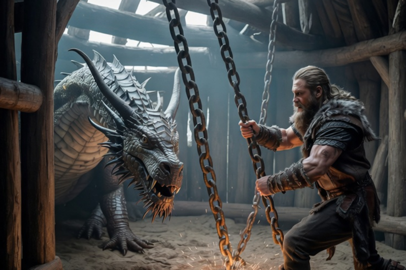 THE VIKING WHO FREED THE CAGED DRAGON