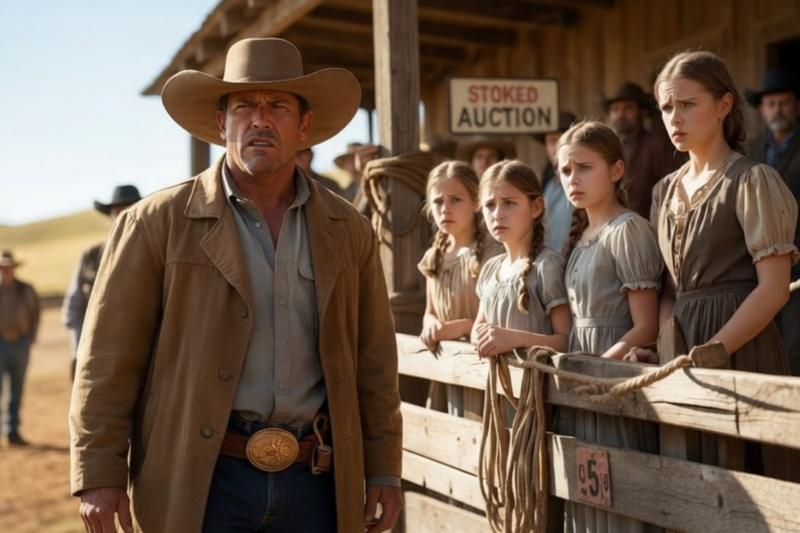 ANGRY RANCHER BOUGHT 4 SISTERS SOLD BY THEIR CRUEL UNCLE, WHAT HE BUILT FOR THEM MADE HISTORY