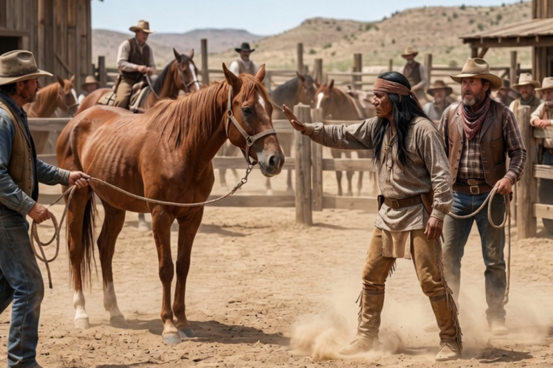 THE TRACKER AND THE FOAL OF CRESTSTON FLATS