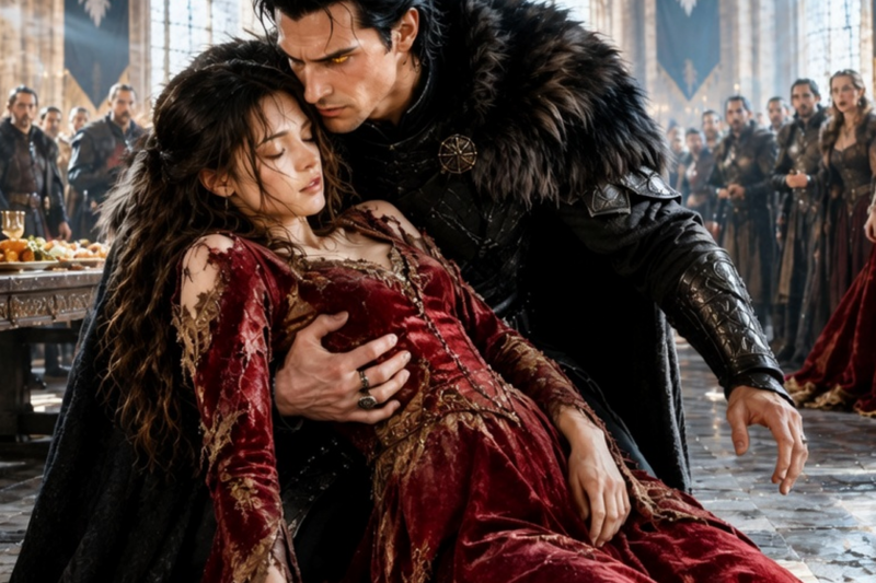 She Collapsed from Hunger at the Mating Ball — The Alpha King Caught Her and Refused to Let Go”