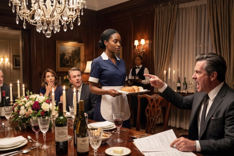 Rich Man Told Dinner Party “She’s Too Dumb” — Black Maid Spoke 7 Languages… He Turned Red