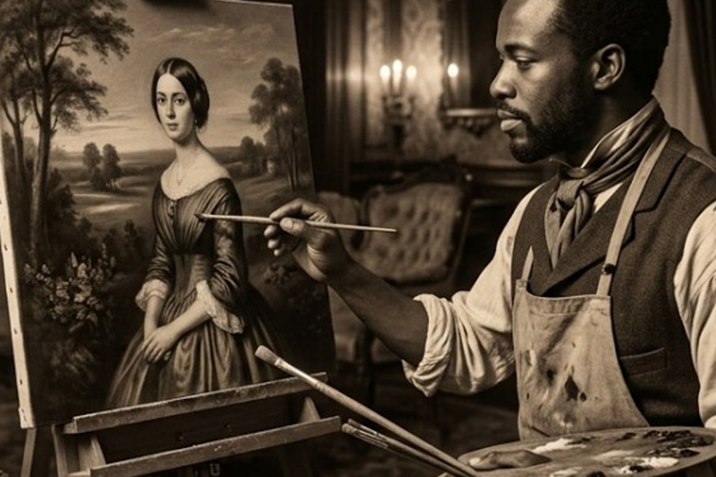 He Painted 14 Portraits on Mansion Walls for 11 Years—But Each One Secretly Led 14 People Into the Forest