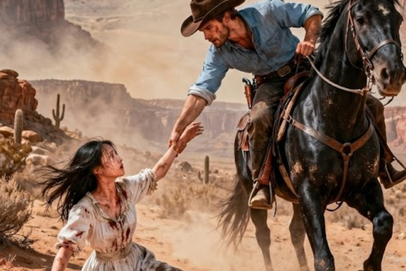 The Bride in White: Echoes of Defiance in the Desert Dust