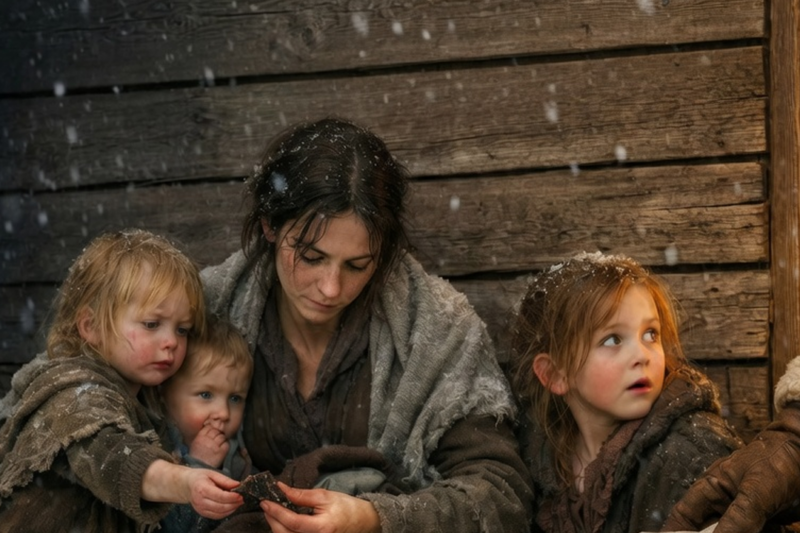 A Mother Broke Her Last Piece of Bread in the Snow Then a Rancher Quietly Stepped In