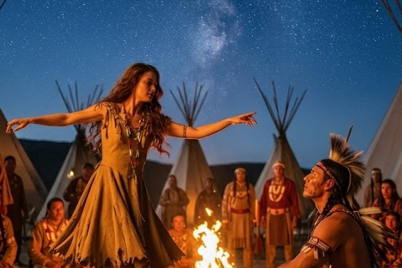 “I Was a Captive in a Comanche Camp… Until the Chief’s Broken Son Looked at Me Like He Already Owned My Soul”