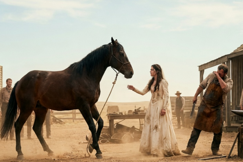 THE RUNAWAY BRIDE AND THE BLACKSMITH OF RED HOLLOW