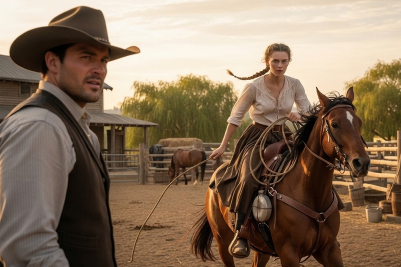 The Cowboy Asked For A Wife Who Could Ride, The Woman Who Arrived Could Outride Them All