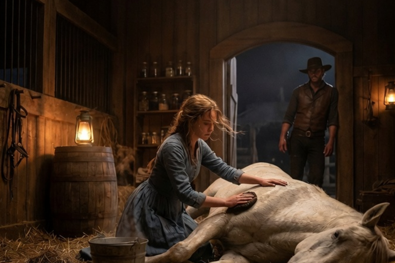 A Cowboy Took In a Starving Stranger — Not Knowing She Could Heal His Dying Horse