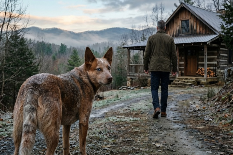 CAL AND THE DOG WHO WAITED AT THE EDGE OF THE WOODS