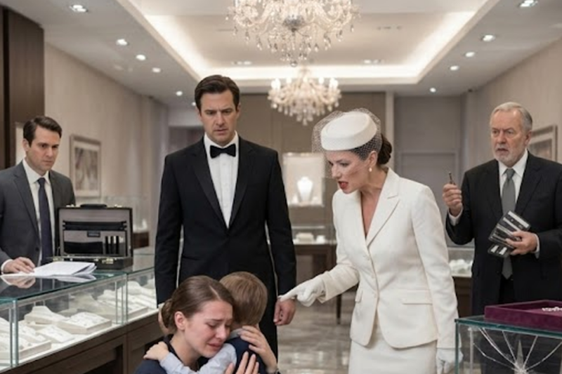 THE HEARTLESS HEIRESS WHO TRIED TO STEAL A CHILD IN A LUXURY JEWELRY STORE