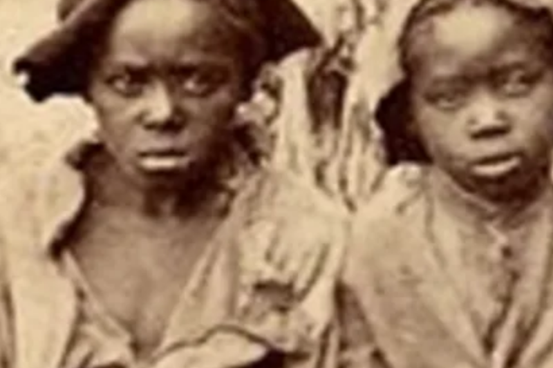 “THEY BURNED HIS VILLAGE, TORE HIS MOTHER FROM HIS ARMS, AND CHAINED HIS CHILDHOOD TO A SHIP OF DEATH”