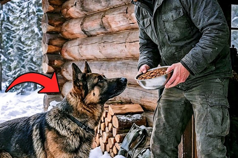 The Frozen Night A Combat Dog Chose His Cabin… And Brought A Ruthless Fugitive Hunting In The Storm