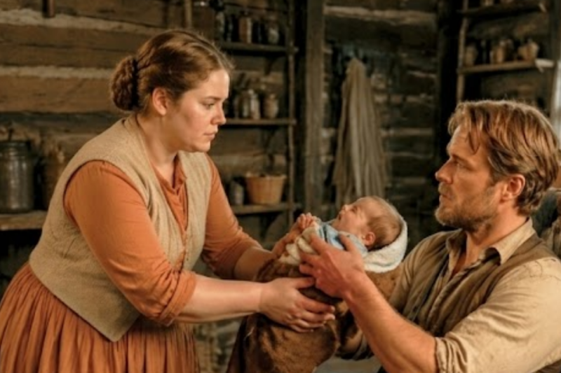 A Widowed Rancher Couldn’t Calm His Baby—Until a Quiet Neighbor Changed Everything