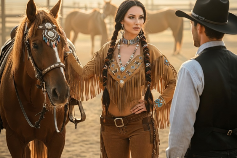 THE WOMAN WHO BROUGHT FIRE BACK TO THE DEAD RANCH
