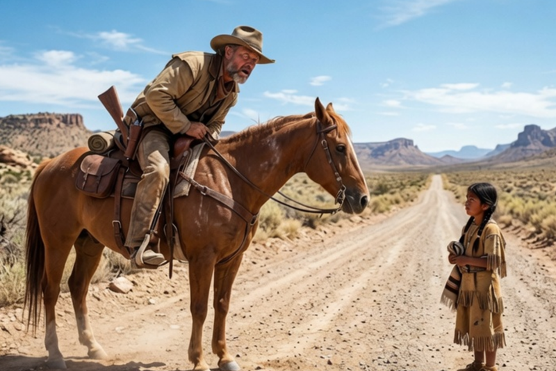 THE GIRL ON THE BROKEN DESERT ROAD