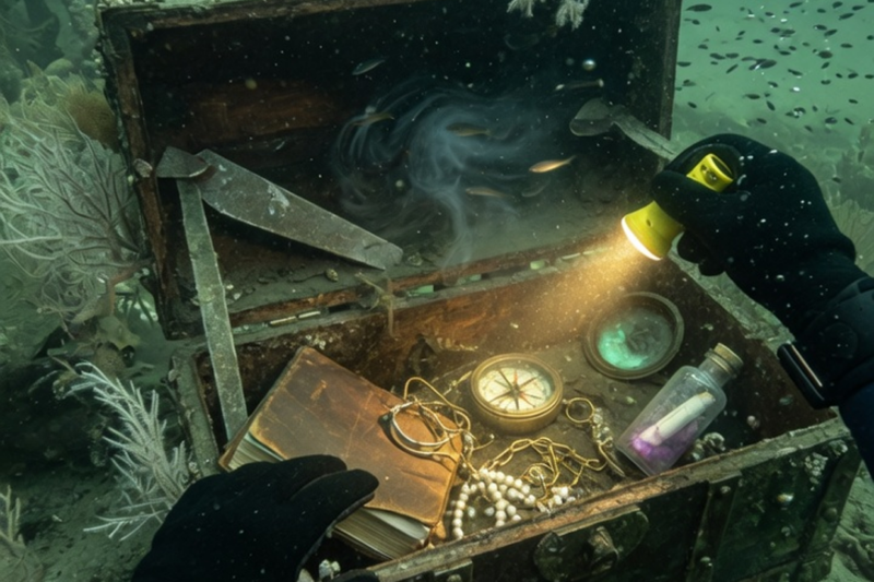 Imagine diving into a forgotten shipwreck… and discovering a treasure chest untouched for 187 years.