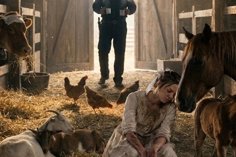 An Abandoned Bride Walked Into His Barn — By Morning Every Sick Animal Was Breathing Again