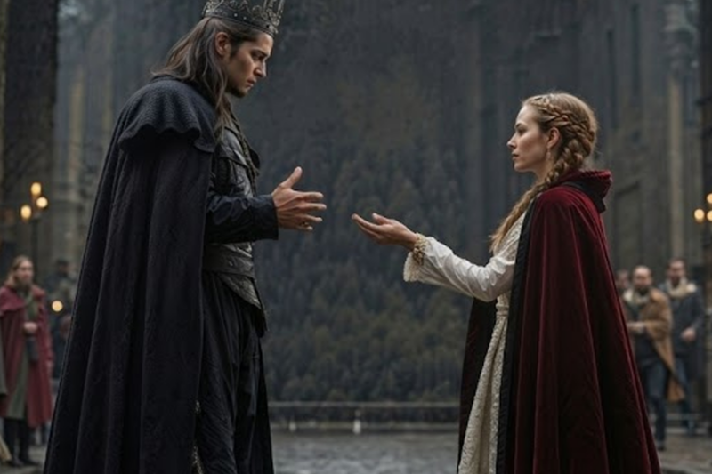 No One Dared Approach the Alpha King — Until a Noble Omega Stepped Forward and Said, “Marry Me”