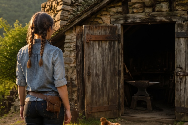 Homeless at 19, She Bought a $1 Blacksmith Shop — What She Found Inside the Forge Shocked Everyone
