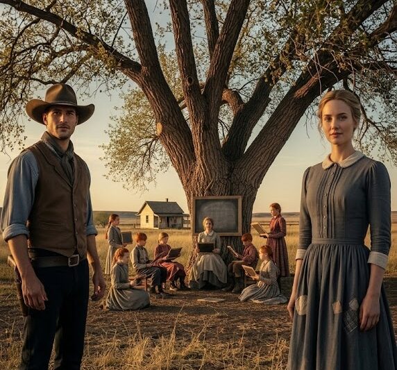 Rancher Found A Woman Teaching Children Under A Tree, Built Her A Schoolhouse And A Home