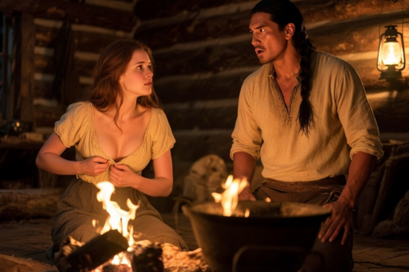 BURIED IN THE SNOW… SHE WOKE UP IN AN APACHE OUTLAW’S CABIN