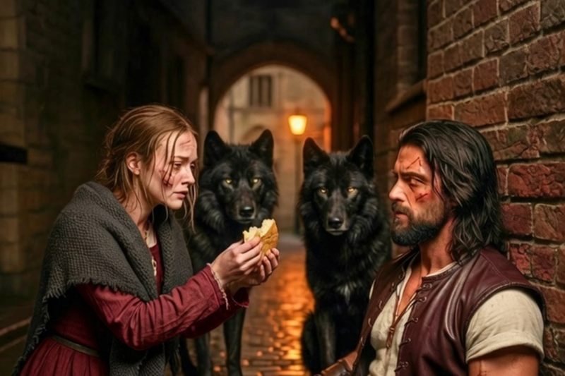 A BEGGAR WIDOW SHARED LAST BREAD WITH STRANGER… HE WAS THE MOST POWERFUL LYCAN KING!
