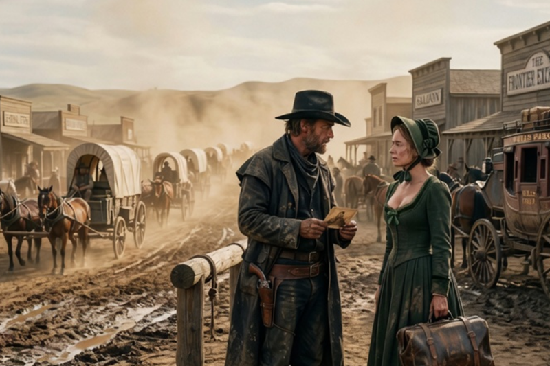 THE STAGECOACH BRIDE THEY TRIED TO BURY ON THE FRONTIER