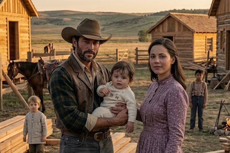 “She Married the Cowboy Everyone Pitied — The Secret He Was Building in the Desert Left Her Speechle