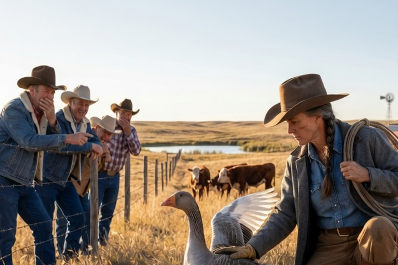 THEY LAUGHED WHEN SHE PUT GEESE WITH THE COWS — 12 YEARS LATER, EVERYONE WANTED IN