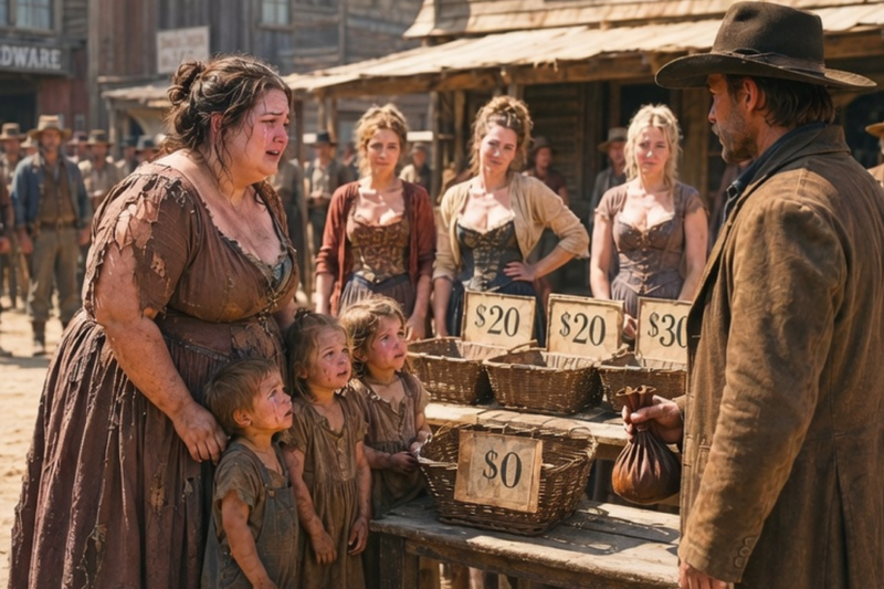 THE OBESE WIDOW’S SUMMER BASKET GOT ZERO BIDS—THE RANCHER STEPPED IN AND PAID TRIPLE