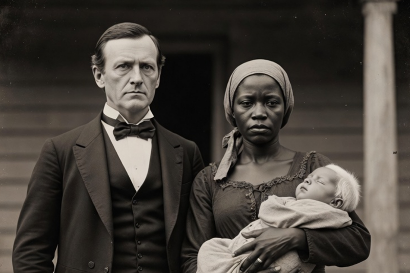 Louisiana Kept Discovering Slave Babies Born With Blue Eyes and Blonde Hair All From One Father.