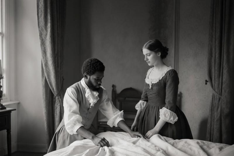 A Young Boy Slave Was Fixing Her Bed… Then She Said “You’re Handsome, you know That?”
