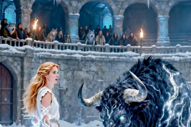 THEY FORCED HER INTO THE PIT WITH A CURSED BEAST—IT BOWED & THE CURSE MARK TRANSFERRED TO HER