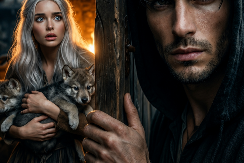 AN ALPHA KING DISGUISED AS PEASANT DISCOVERS THE MATED OMEGA SECRETLY RAISING CUBS