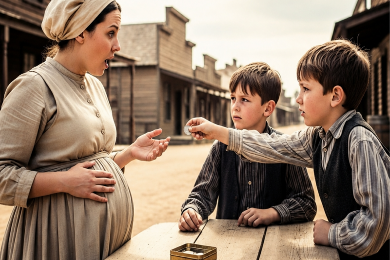 PREGNANT WIDOW BOUGHT TWO ORPHANS FOR $1 — THEN THE COWBOY TRUTH SHATTERED HER WORLD