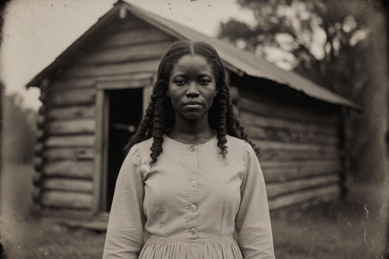 What They Found Inside The Most Beautiful Female Slave’s Cabin in Georgia1851