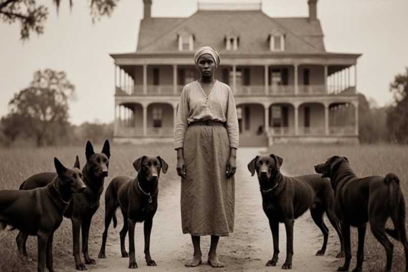 The Baroness Locked Her Slave With 8 Starving Dogs – The Girl Walked OutWith All 8 Following