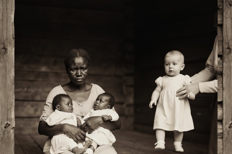 Enslaved Mother Had Triplets – Was Forced to Abandon 2 Children to Save the Light One (1847).