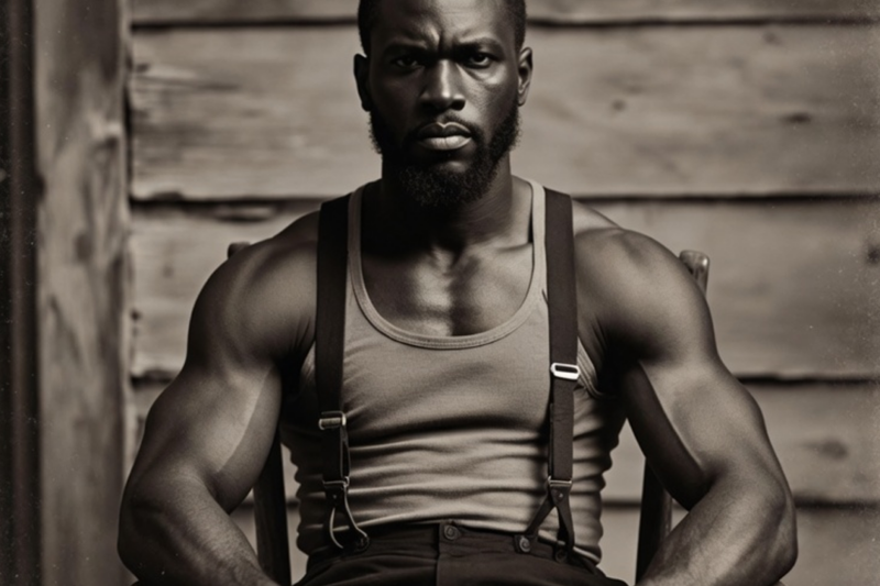 (1856, Jacob Terrell) The Black Man So Strong That 12 Overseers Could Not Restrain Him.