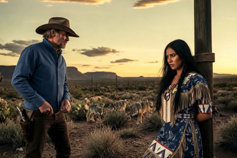 A Navajo Woman Was Left Among Wolves — One Cowboy’s Decision Changed Everything.