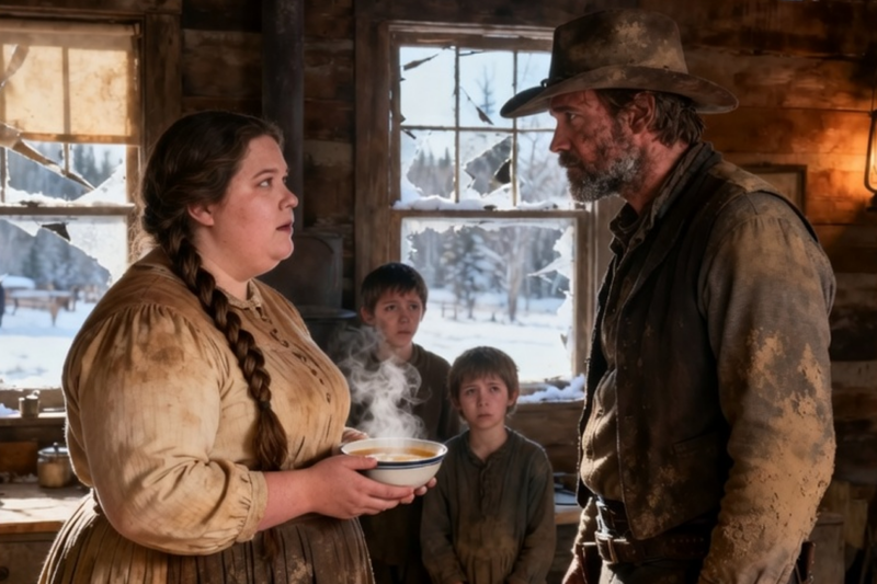 A STARVING RANCHER LET AN OBESE WIDOW STAY — AND SHE CHANGED HIS FAMILY FOREVER