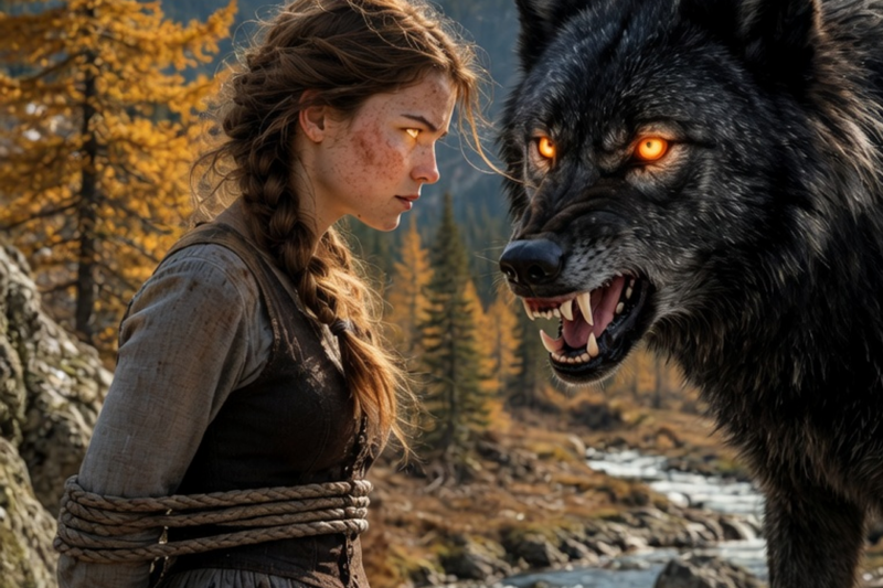 The Pack Offered Her as a Sacrifice To The Cursed Wolf – He Was the Alpha King They’d Betrayed