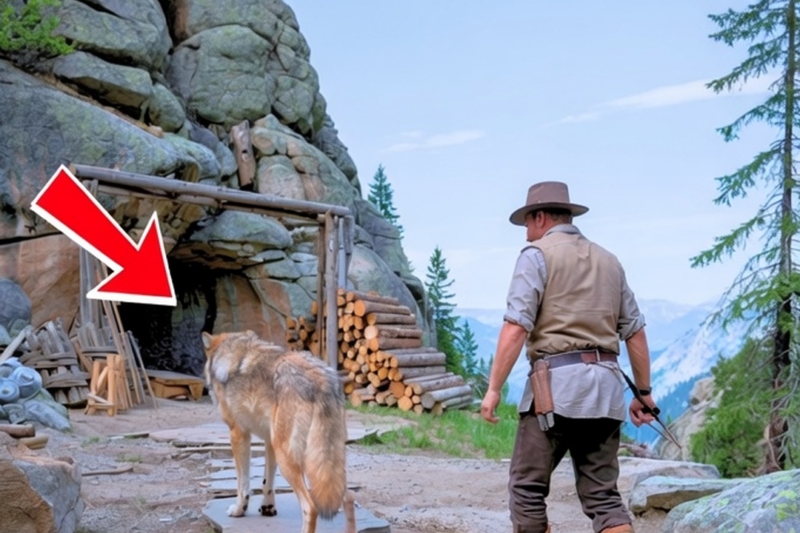 A WOUNDED WOLF GUIDED A RANCHER INTO A CAVE — WHAT HE FOUND INSIDE CHANGED HIS LIFE