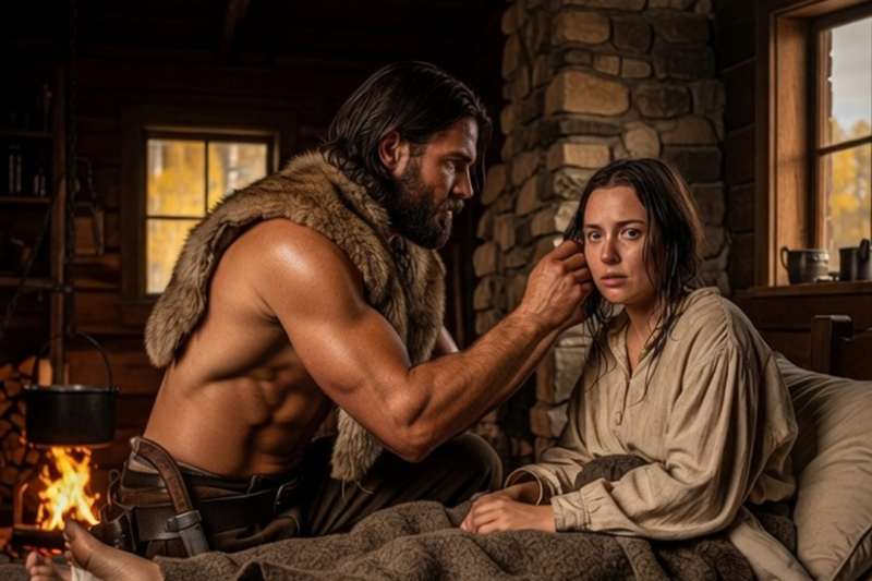 YOU’LL GIVE ME STRONG CHILDREN, MOUNTAIN MAN SAID GRUFFLY—THEN TUCKED HER HAIR BACK GENTLY