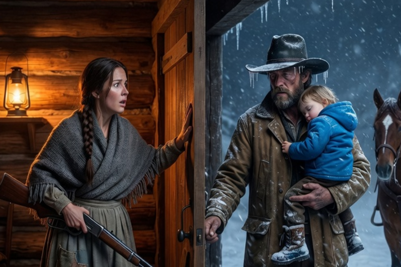 A POOR YOUNG GIRL GAVE THEM SHELTER FOR ONE NIGHT… THE TRUTH ABOUT THE COWBOY LEFT HER SPEECHLESS