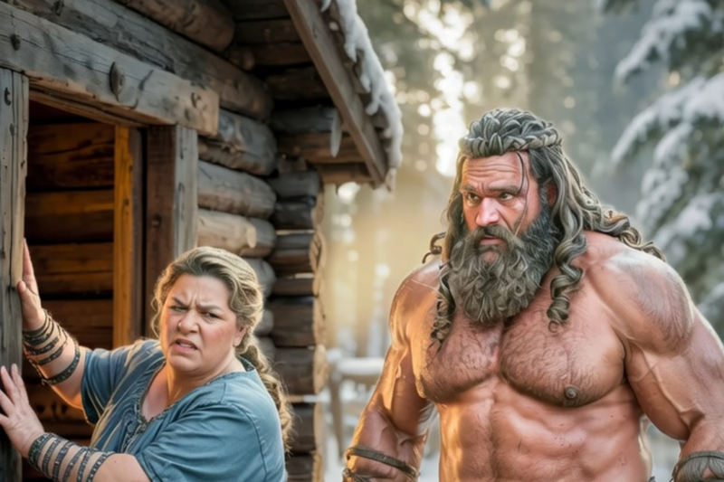 VIRGIN GIANT VIKING WAS 40 AND ALONE — UNTIL AN OBESE WIDOW KNOCKED ON HIS HOUSE DOOR