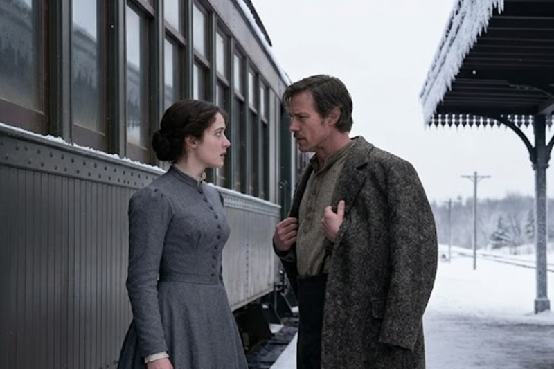 Cowboy Gave His Coat to a Freezing Bride — Not Knowing She Had Just Saved His Ranch From Collapse