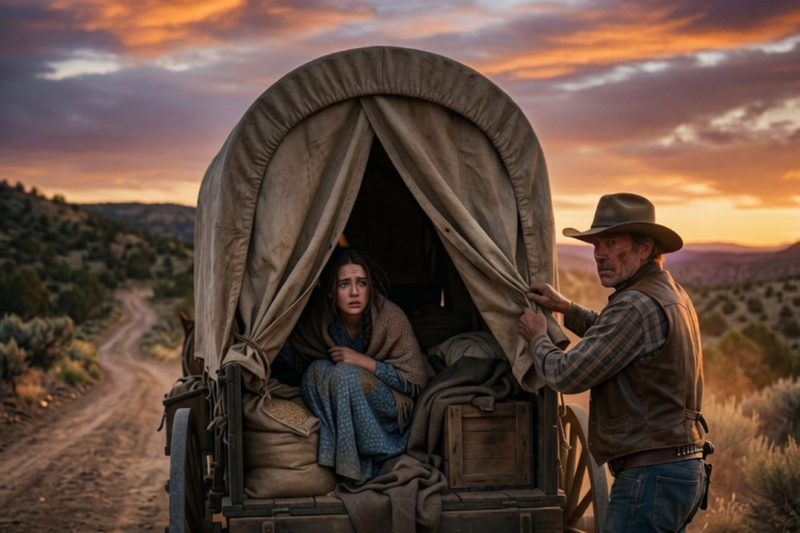 She Begged to Hide in His Wagon… But This Cowboy Changed Her Fate Forever