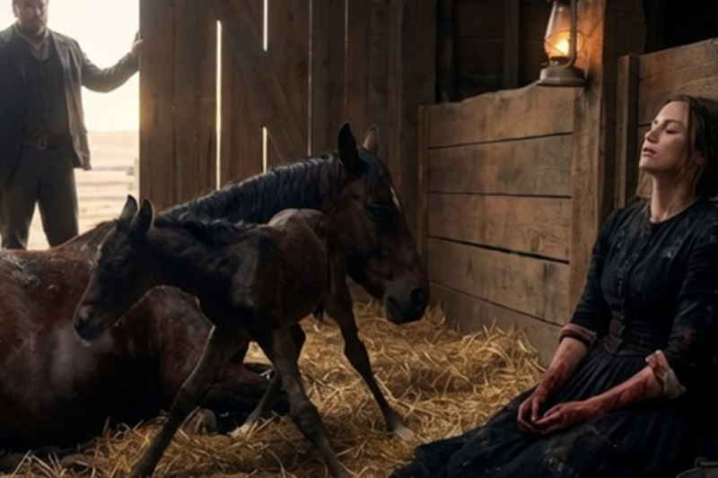 The Foaling Went Wrong in the Night — The Widow Next Door Had the Colt Standing by Dawn