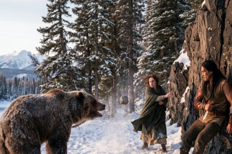 After Saving An Apache Warrior From A Bear, She Woke Up At Dawn In His Tribe As A Prisoner